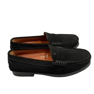 Tod's Classic Black Suede Loafers